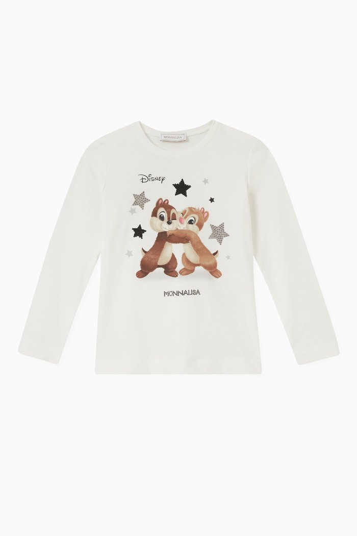 

Best Friends Print T-shirt in Cotton, White