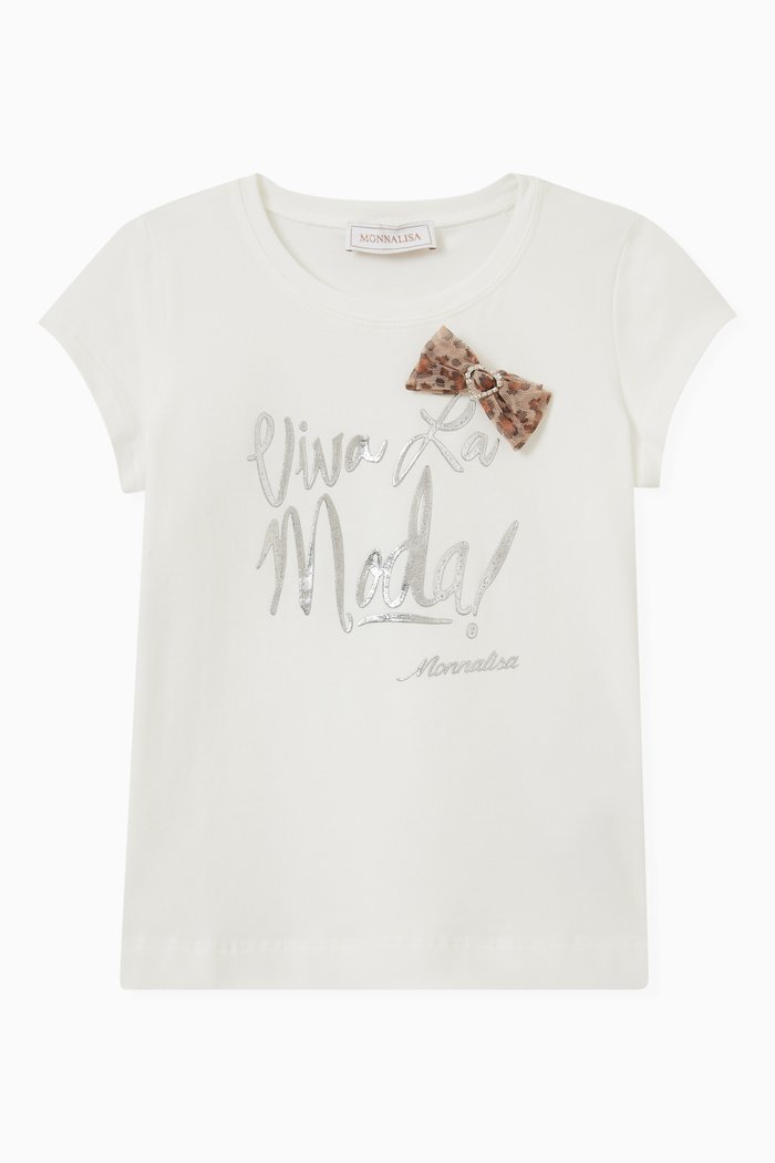 

Viva La Moda T-Shirt in Jersey, White