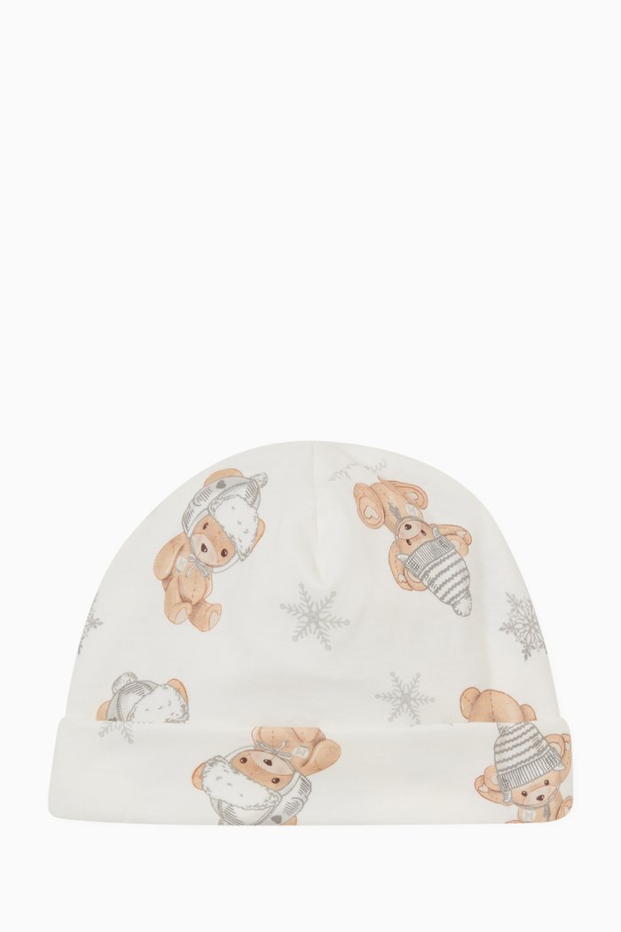 

Teddy Hat in Cotton, Neutral