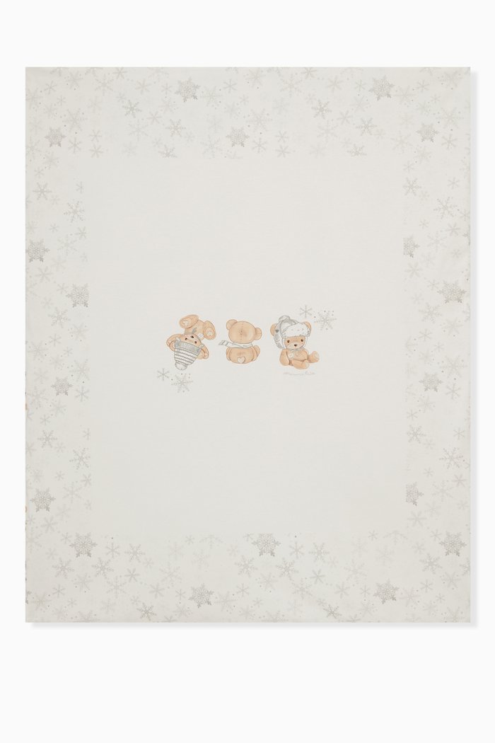 

Teddy Blanket in Cotton, White