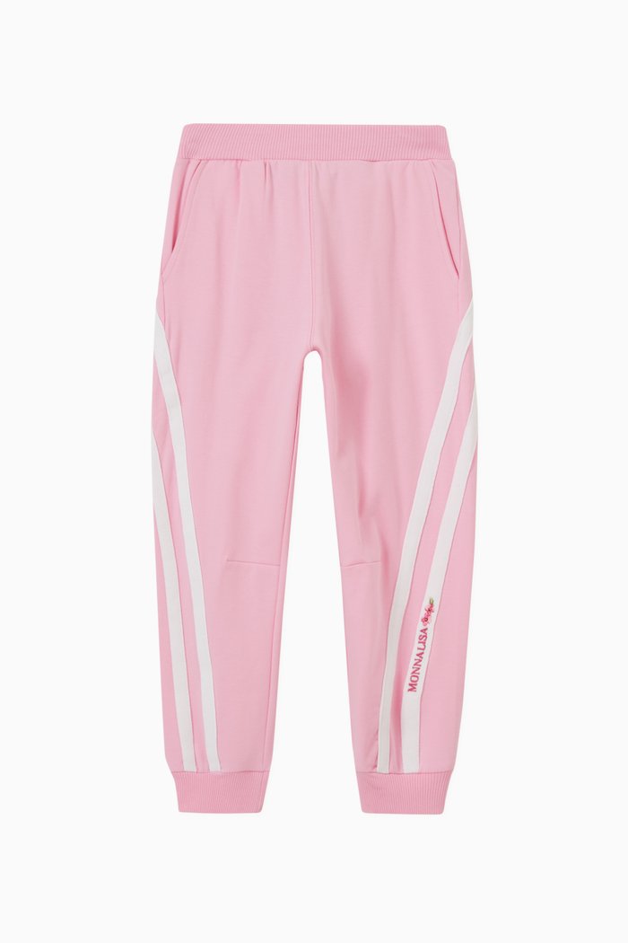 

Striped Sweatpants in Cotton, Pink