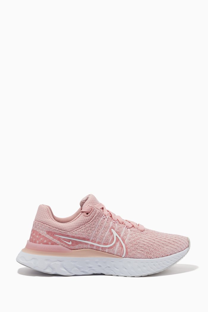 React Infinity Run 3 Sneakers, Pink