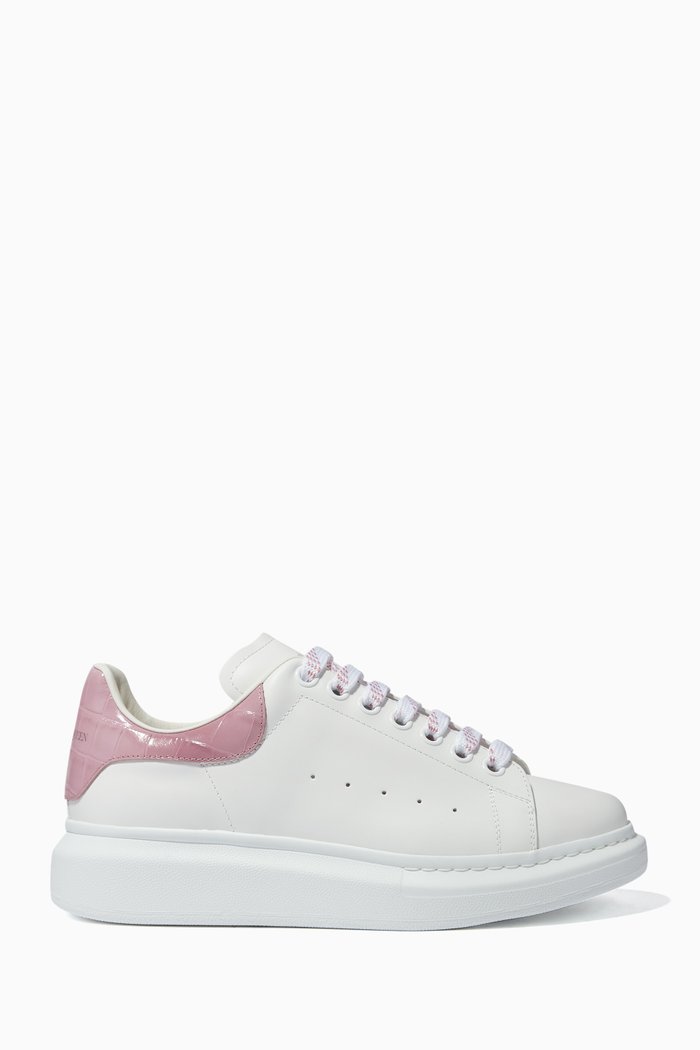

Oversized Sneakers in Leather, White