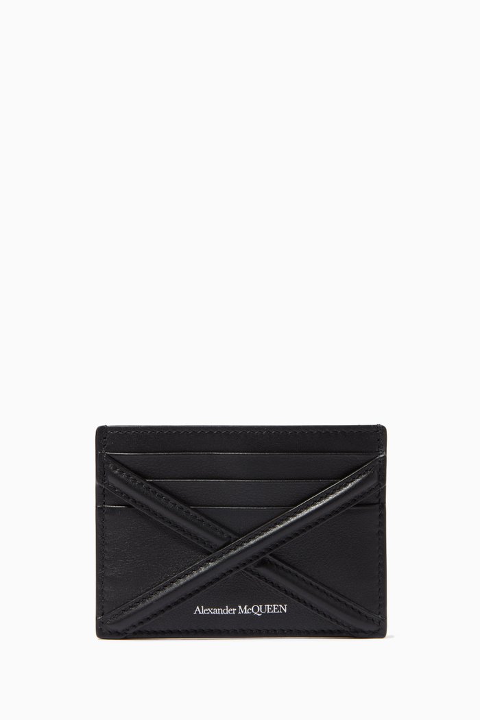 

The Harness Card Holder in Leather, Black