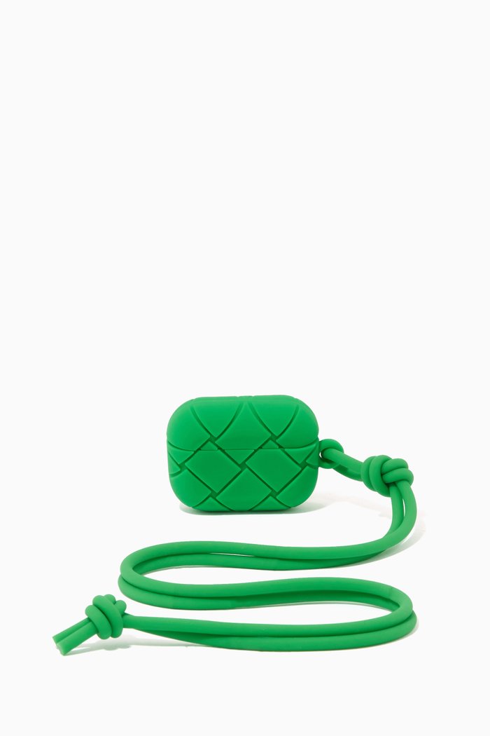 AirPods 3rd Generation in Intreccio Rubber Silicone, Green