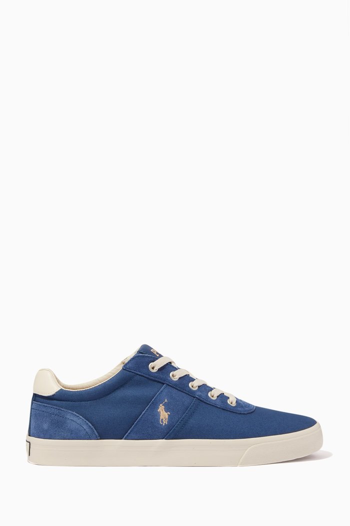 

Hanford Low-top Sneakers in Canvas, Blue