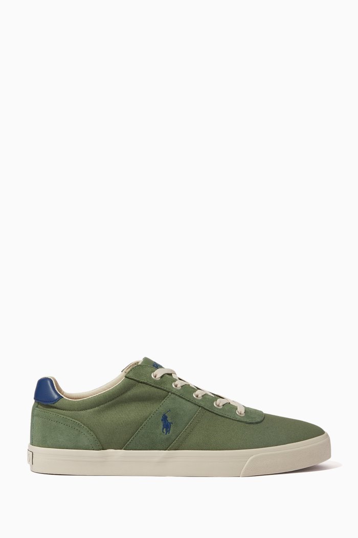 

Hanford Low-top Sneakers in Canvas, Green