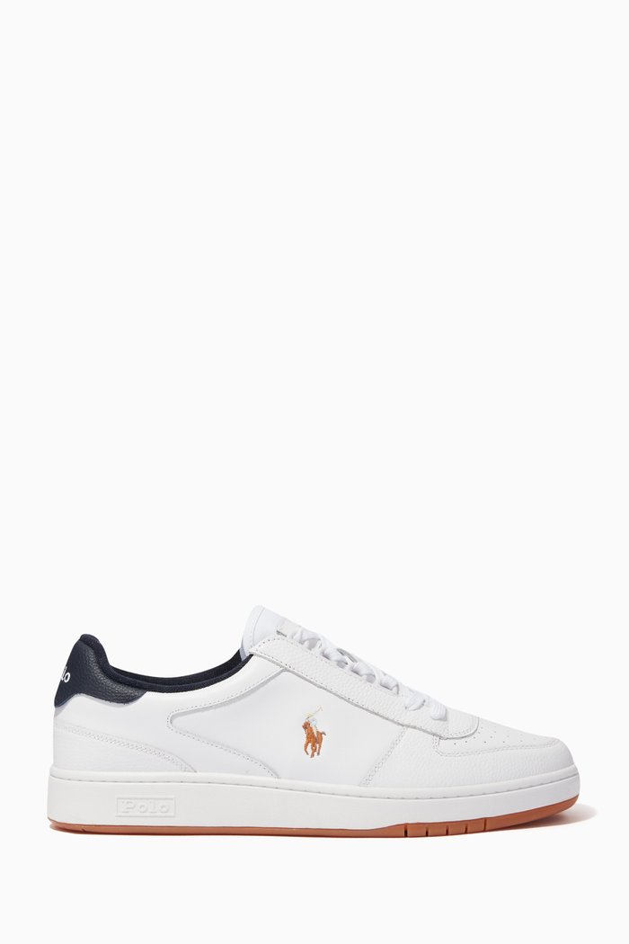 

Court Low-top Sneakers in Leather, White