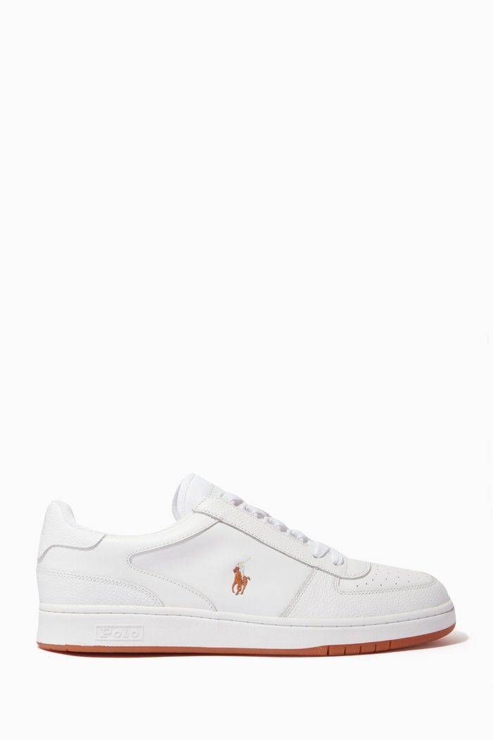 

Court Low-top Sneakers in Leather, White
