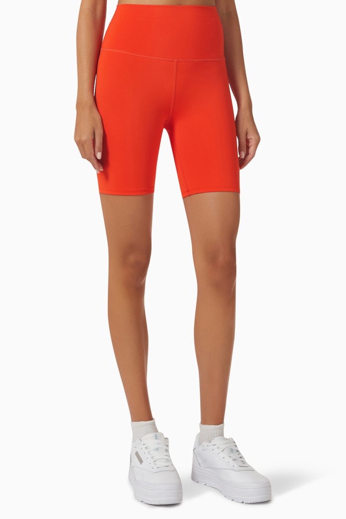 

Rudimental Bike Shorts in Recycled Polyester, Red