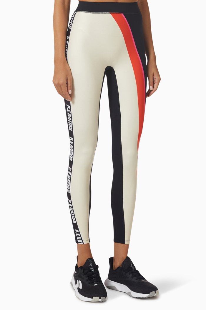 

Evolve High-waist 7/8 Leggings in Recycled Polyester, Neutral