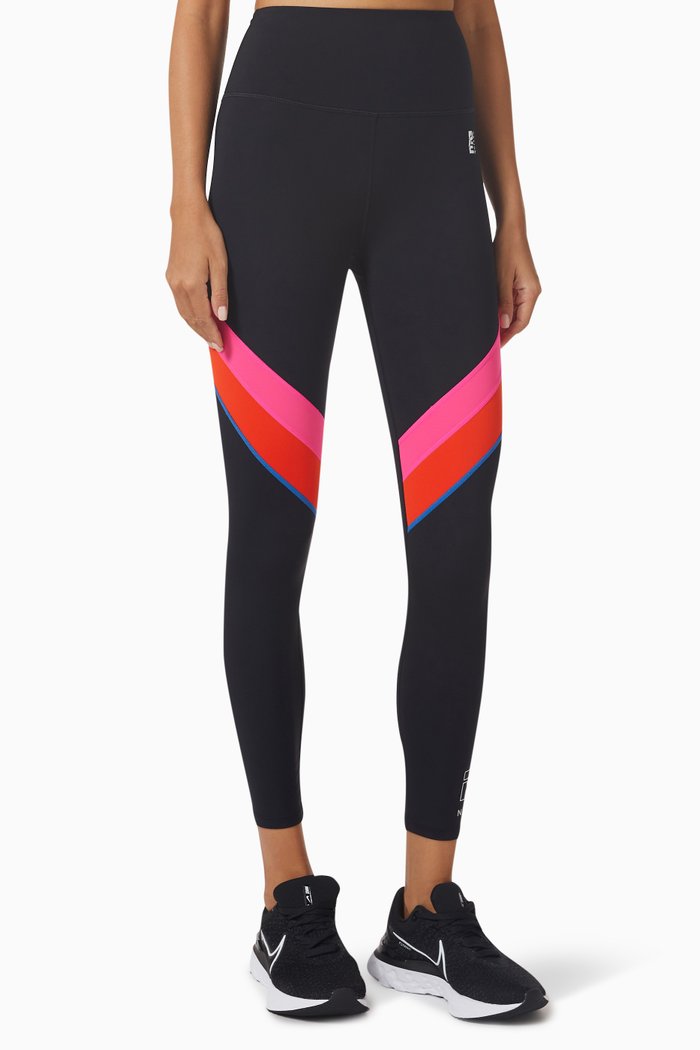 

Rewind High-waist 7/8 Leggings in Recycled Nylon, Black