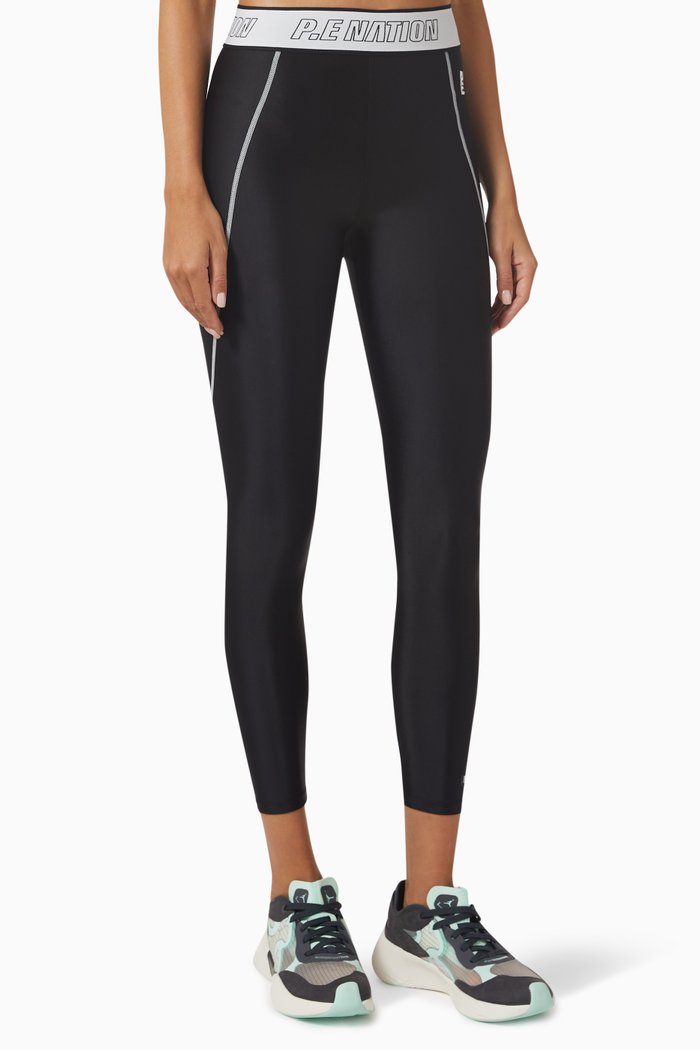 

Reformer High-waist 7/8 Leggings in Recycled Polyester, Black
