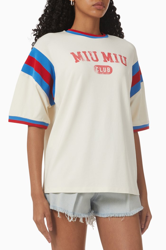 

Logo T-shirt in Cotton, Neutral