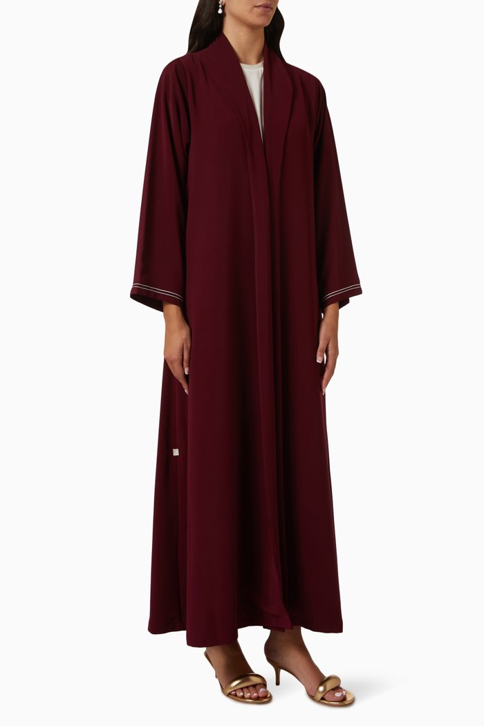 

Zainah Abaya in Crepe, Red