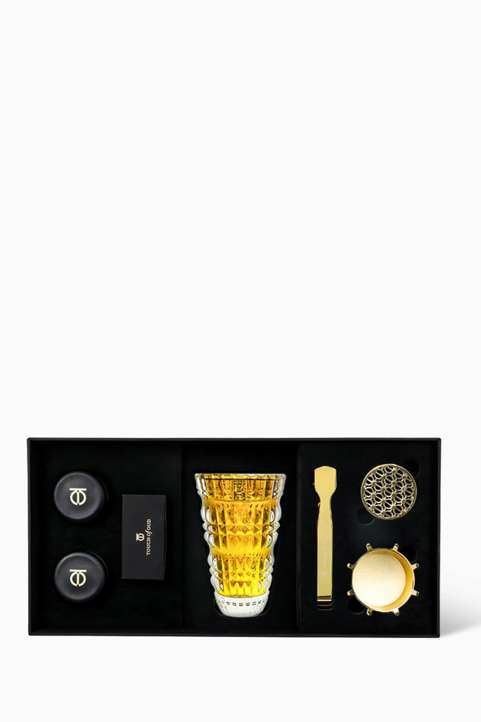 Yellow Burner Gift Set, Colourless