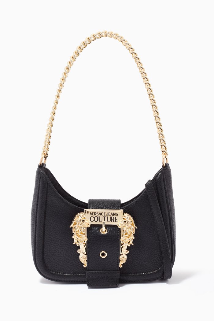 

Couture 1 Shoulder Bag in PU Leather, Black