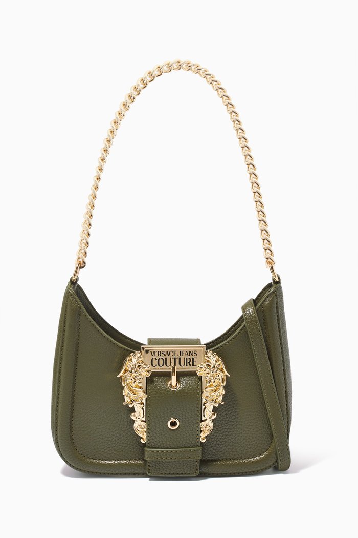 

Couture 1 Shoulder Bag in PU Leather, Green