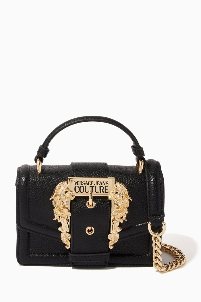 

Couture 01 Crossbody Bag in Leather, Black
