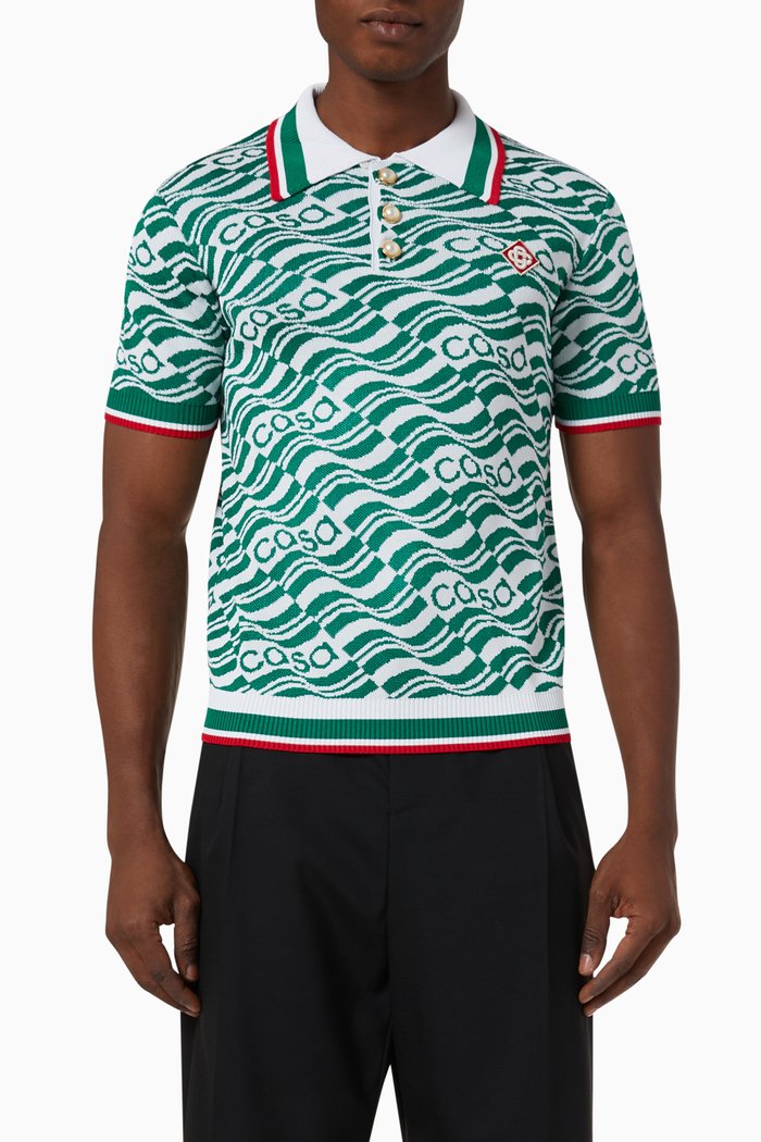 

Drapeau Volant Polo Shirt, Green