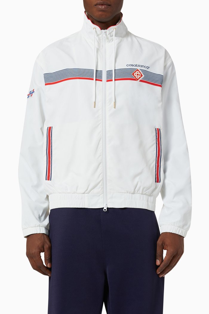 

Air Casablanca Shell Track Jacket, White