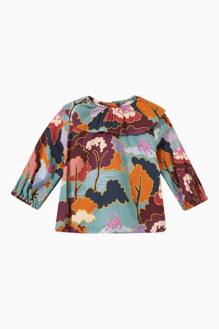 

Patti Blouse in Cotton, Blue