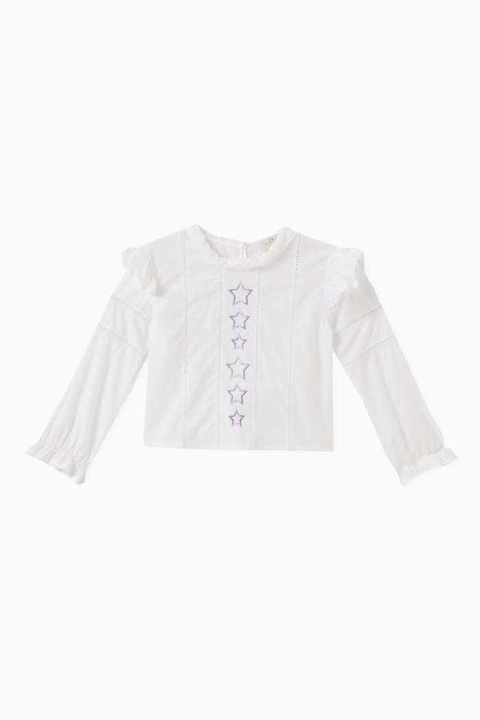 

Emma Blouse in Cotton, Pink