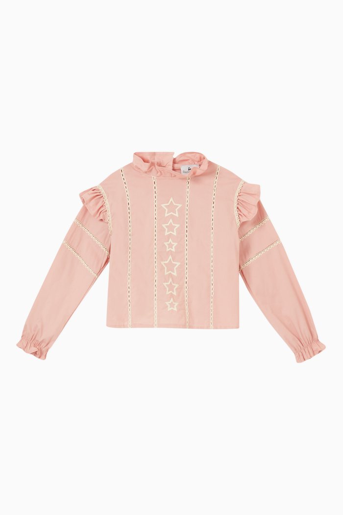 

Emma Blouse in Cotton, Pink