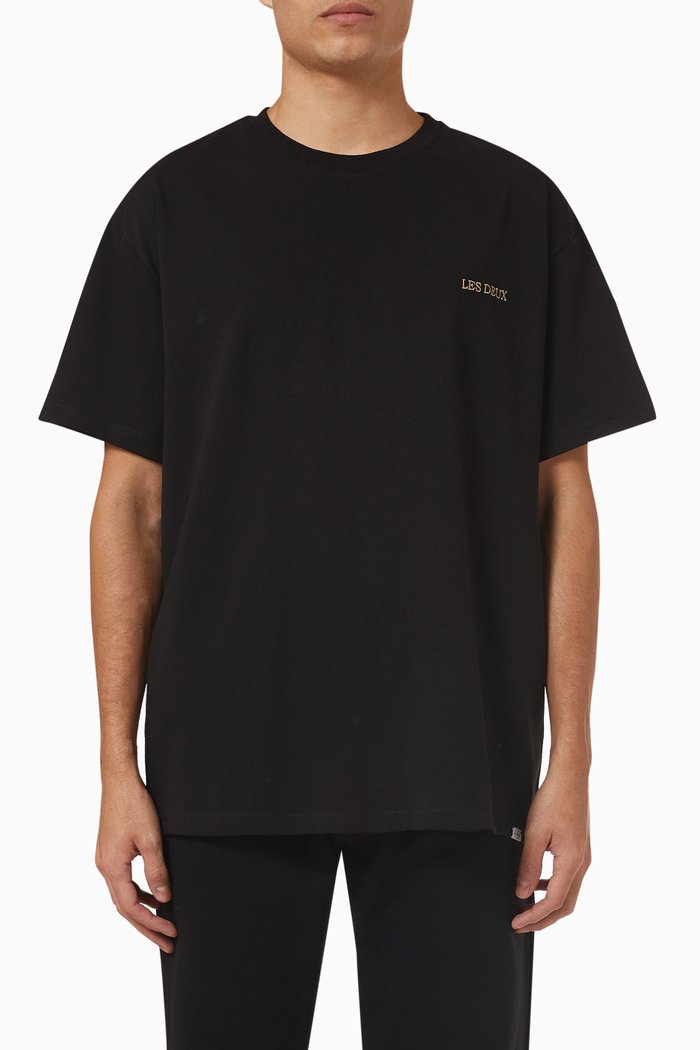 

Diego T-shirt in Recycled Cotton Jersey, Black