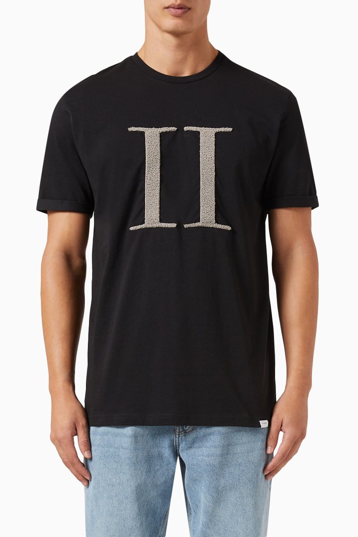 

Encore Bouclé T-shirt in Cotton-jersey, Black