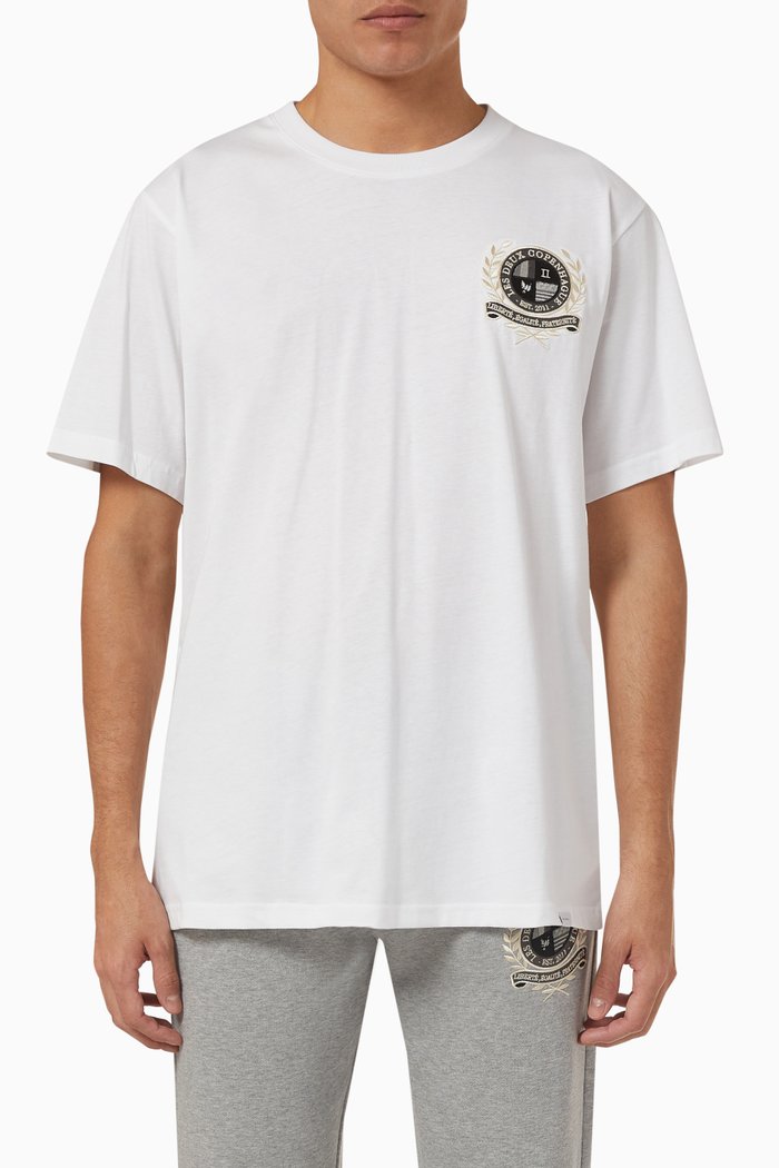 

Egalite T-shirt in Cotton Jersey, White