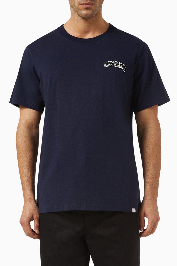 

Logo T-shirt in Cotton Jersey, Blue