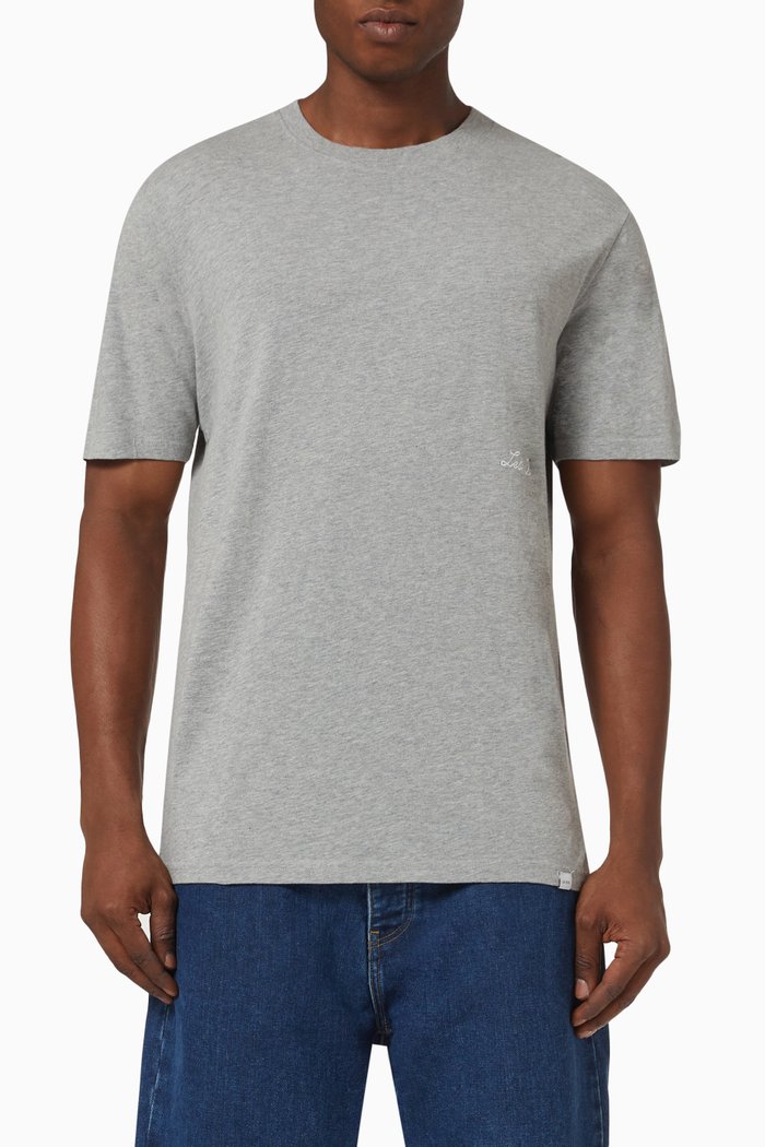 

Carter T-shirt in Cotton & Wool, Grey