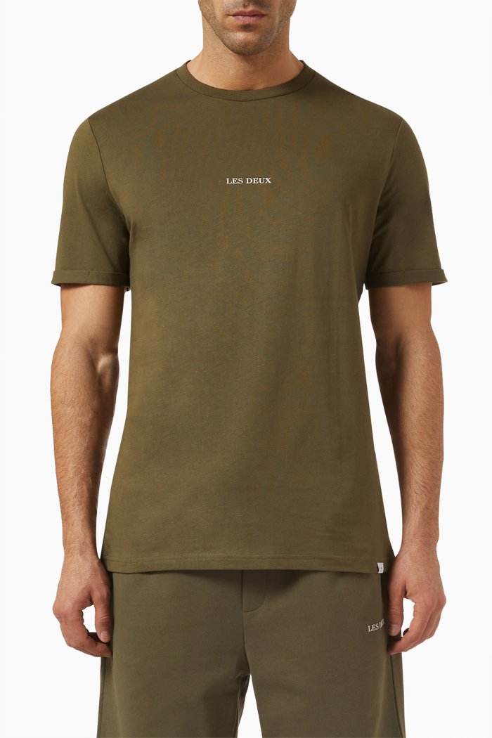

Logo T-shirt in Cotton Jersey, Green