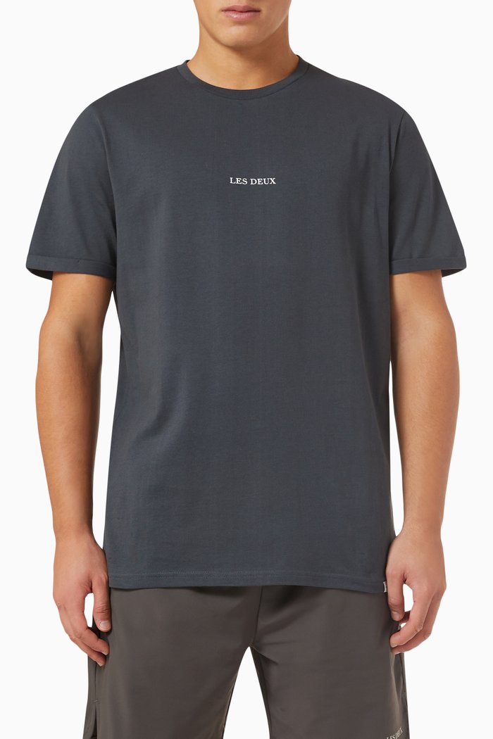 

Logo T-shirt in Cotton Jersey, Grey