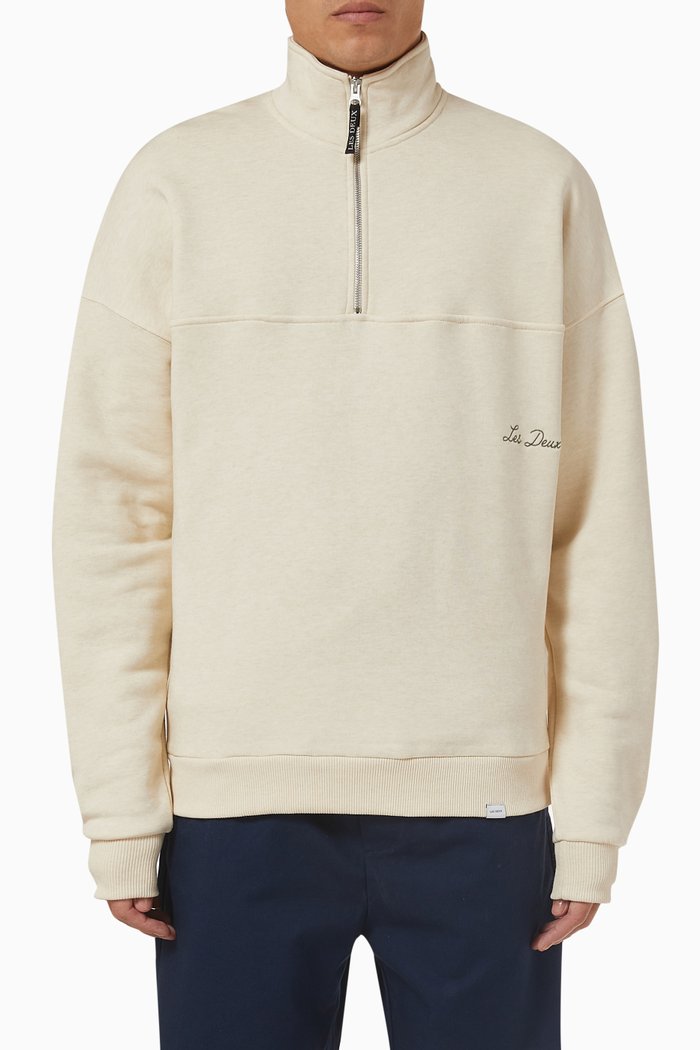 

Carter Sweatshirt in Cotton & Wool, Neutral