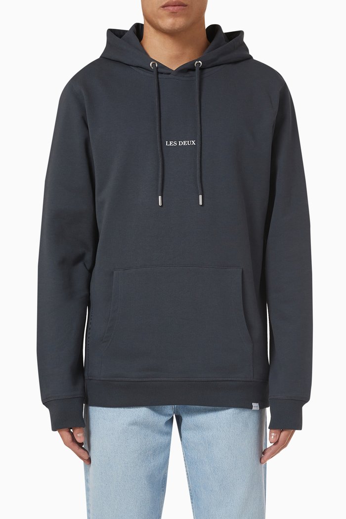

Lens Hoodie in Fleece, Grey