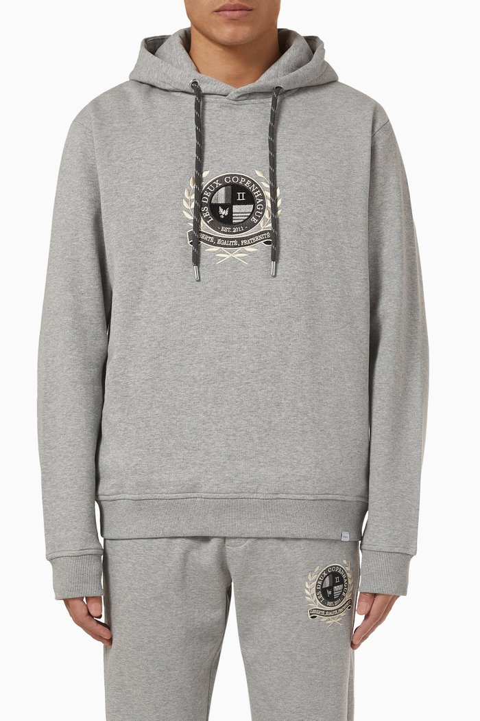 

Égalité Hoodie in Cotton, Grey