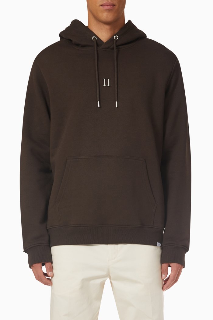 

Mini Encore Hoodie in Cotton, Brown