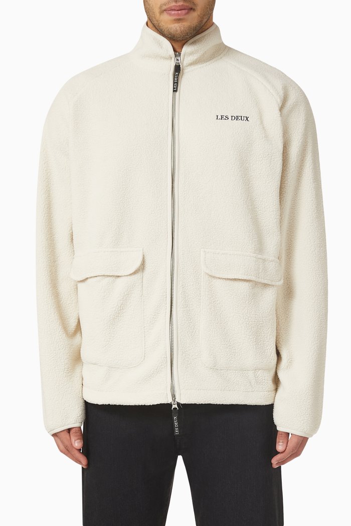 

Duncan Pile Sweatshirt in Recycled Nylon, Neutral