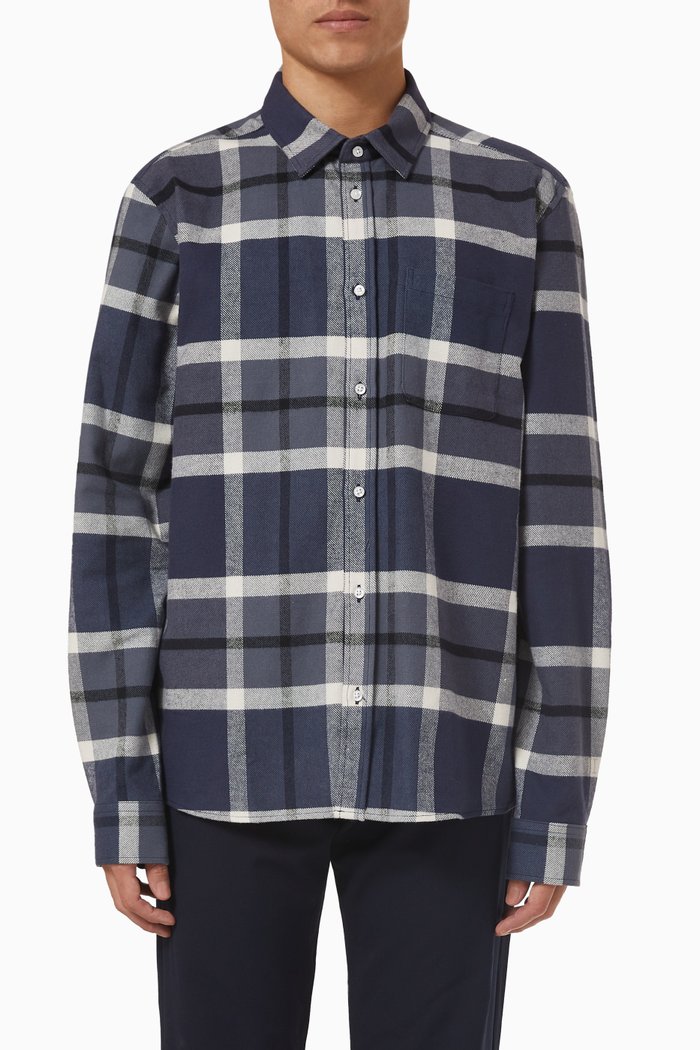 

Jeremy Shirt in Flannel, Blue
