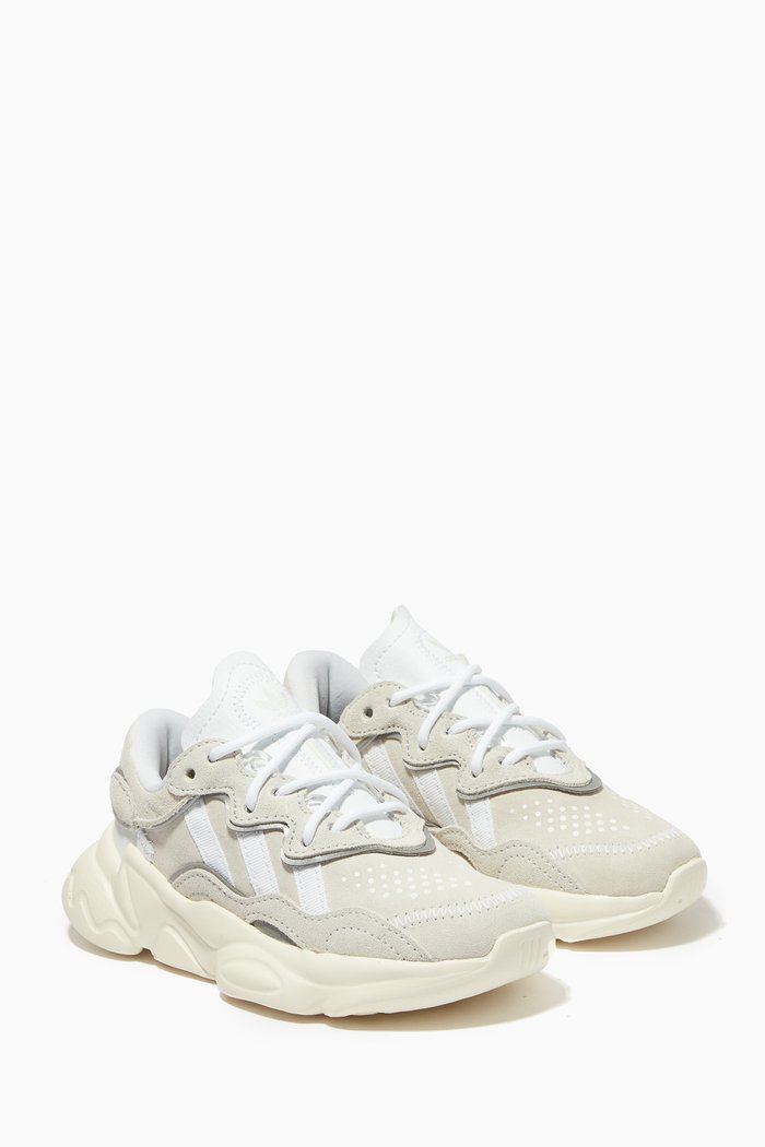 

Ozweego Sneakers in Suede Leather, White