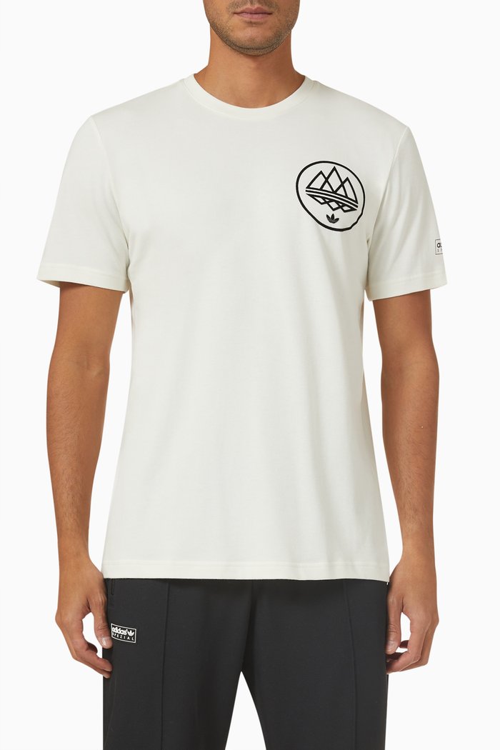 

Mod Trefoil T-shirt in Cotton, Neutral