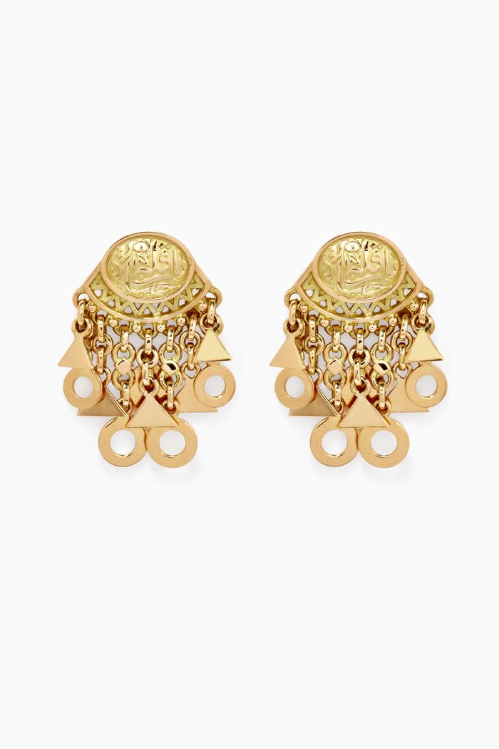 

Charm Earrings in 18kt Yellow Gold