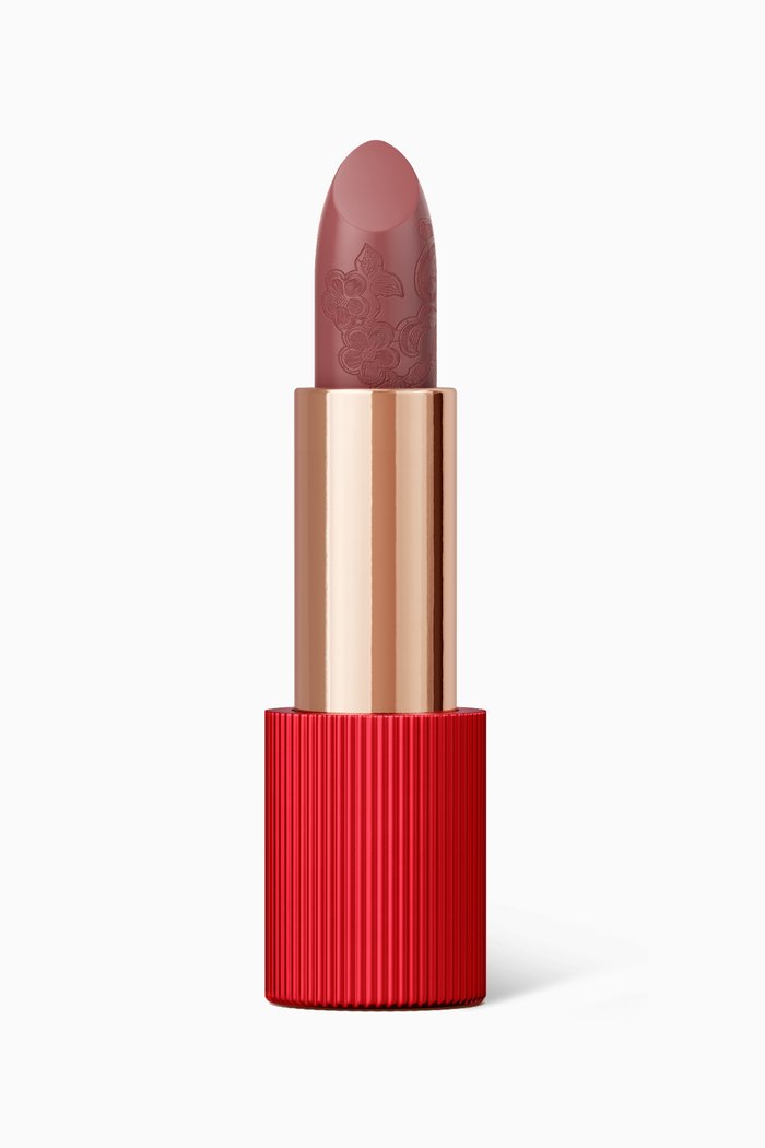 

101 Nude Red Matte Silk Lipstick, 3.5g, Colourless
