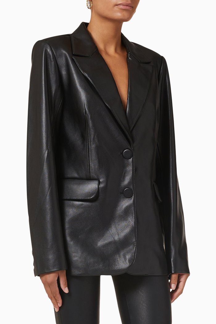 

Better Than Leather Blazer, Black