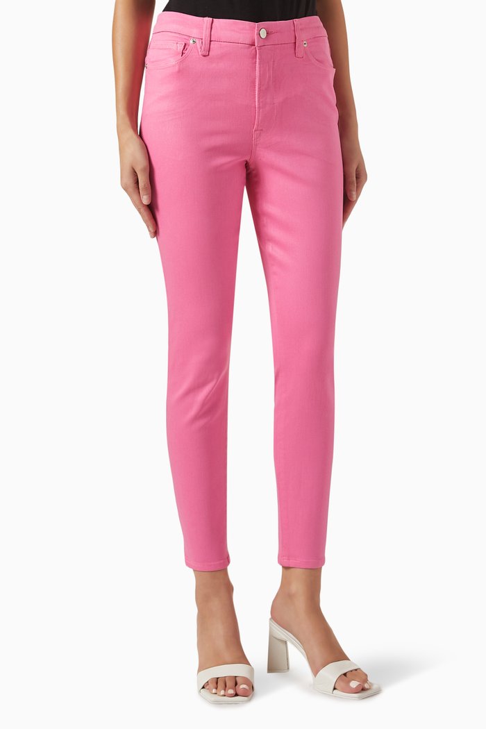 Skinny Jeans in Stretch-denim, Pink