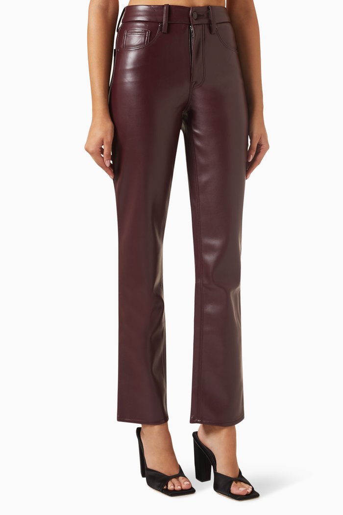

Better Than Leather Good Icon Pants, Burgundy