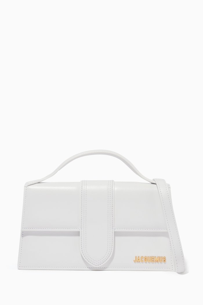 

Le Grand Bambino Tote Bag in Leather, White