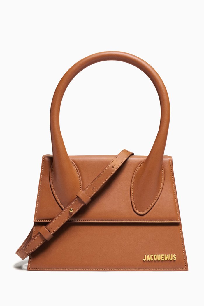 

Le Grand Chiquito Tote Bag in Smooth Leather, Brown